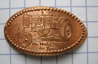 1935 Allis Chalmers Wc Elongated Penny Usa Cent Antique Tractor Souvenir Coin photo