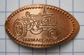 Farmall M Elongated Penny Usa Cent Antique Tractor Souvenir Coin photo