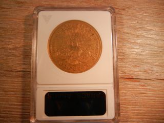 1870 - S $20 Gold Liberty Coin Anacs Vf 30 2963807 photo