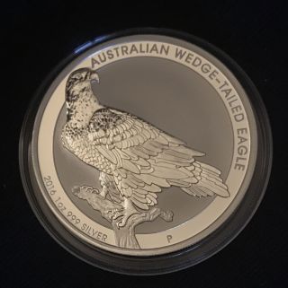 2016 1oz Silver Wedge - Tailed Eagle photo