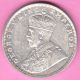 British India - 1919 - King George V - One Rupee - Rarest Silver Coin - 60 British photo 1