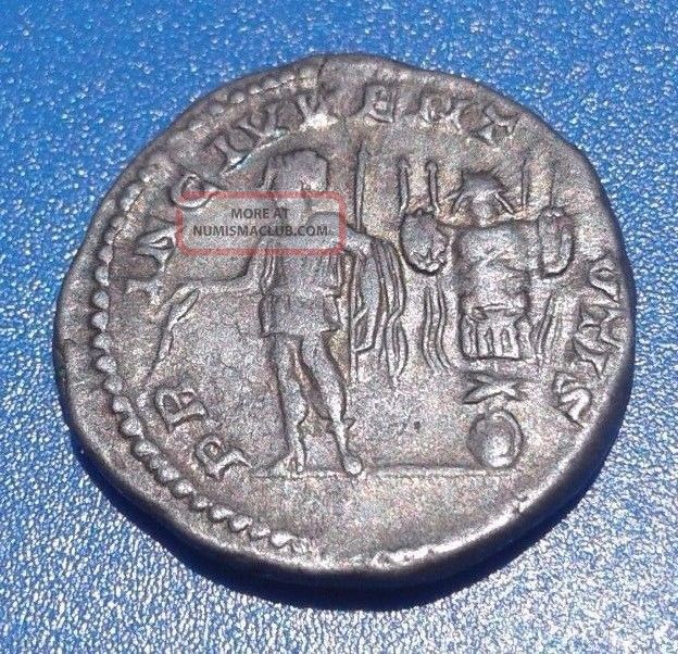 Geta As Caesar Roman Emperor 198 - 209 Denarius Ancient Roman Silver ...