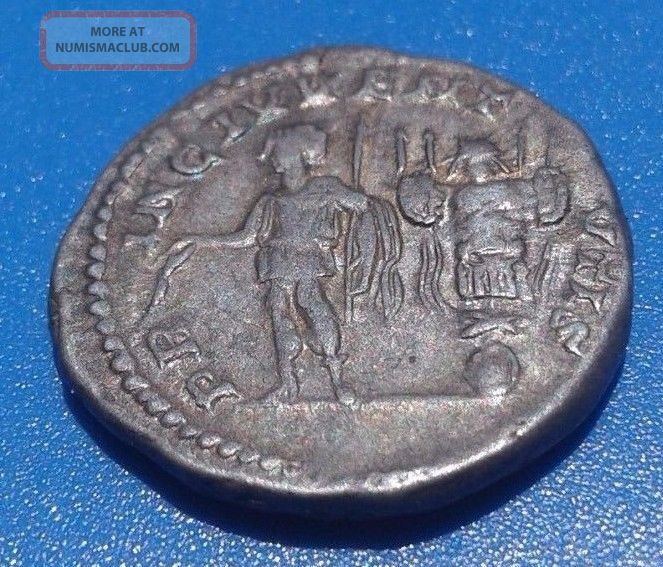 Geta As Caesar Roman Emperor 198 - 209 Denarius Ancient Roman Silver ...