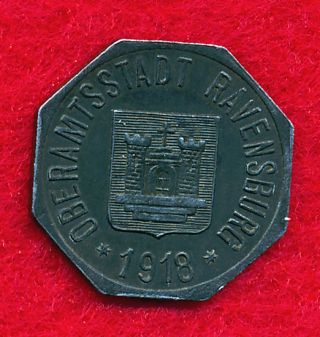 German Notgeld - Ravensburg 1918 50 Pfennig (iron) photo