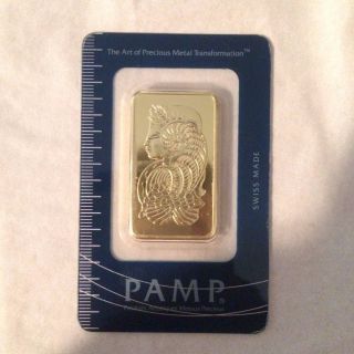 1 Oz Gold Bar Pamp Suisse (in Assay) Great Price photo