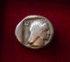 Phokis,  Ar Triobol 5th C Bc Bull - Artemis Head Coins: Ancient photo 1