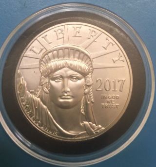 2017 1 Oz Platinum American Eagle $100 Coin Bu photo