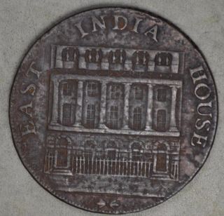 Great Britain 1793 Half Penny Token - East India House photo