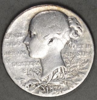 Great Britain 1897 Silver Medal - Queen Victoria 60 Year Jubilee photo