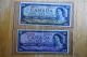 1954 Bank Of Canada Bills - $1 $2 $5 $10 $20 $50 $100 & 1867 - 1967 Canada photo 3