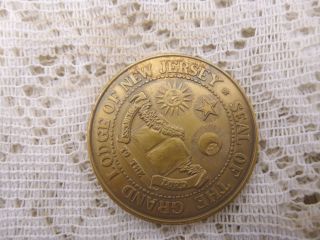 Masonic American Revolution Bicentennial Observance Bronze Coin Jersey Lodge photo