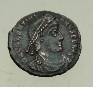 L6 Valentinianus I Ae Follis Gloria Romanorum Siscia Rare 2.  4g Tma photo