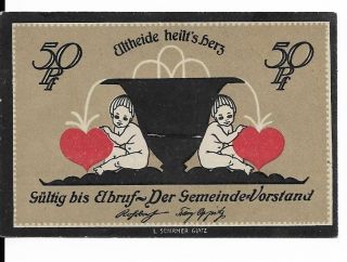 Germany,  Altheide In Schlesien Notgeld Nd (1921) 50 Pfg.  