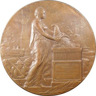 Rare Ca 1920 Us Treasury Secy William G Mcadoo Ae Medal By Morgan & Sinnock photo