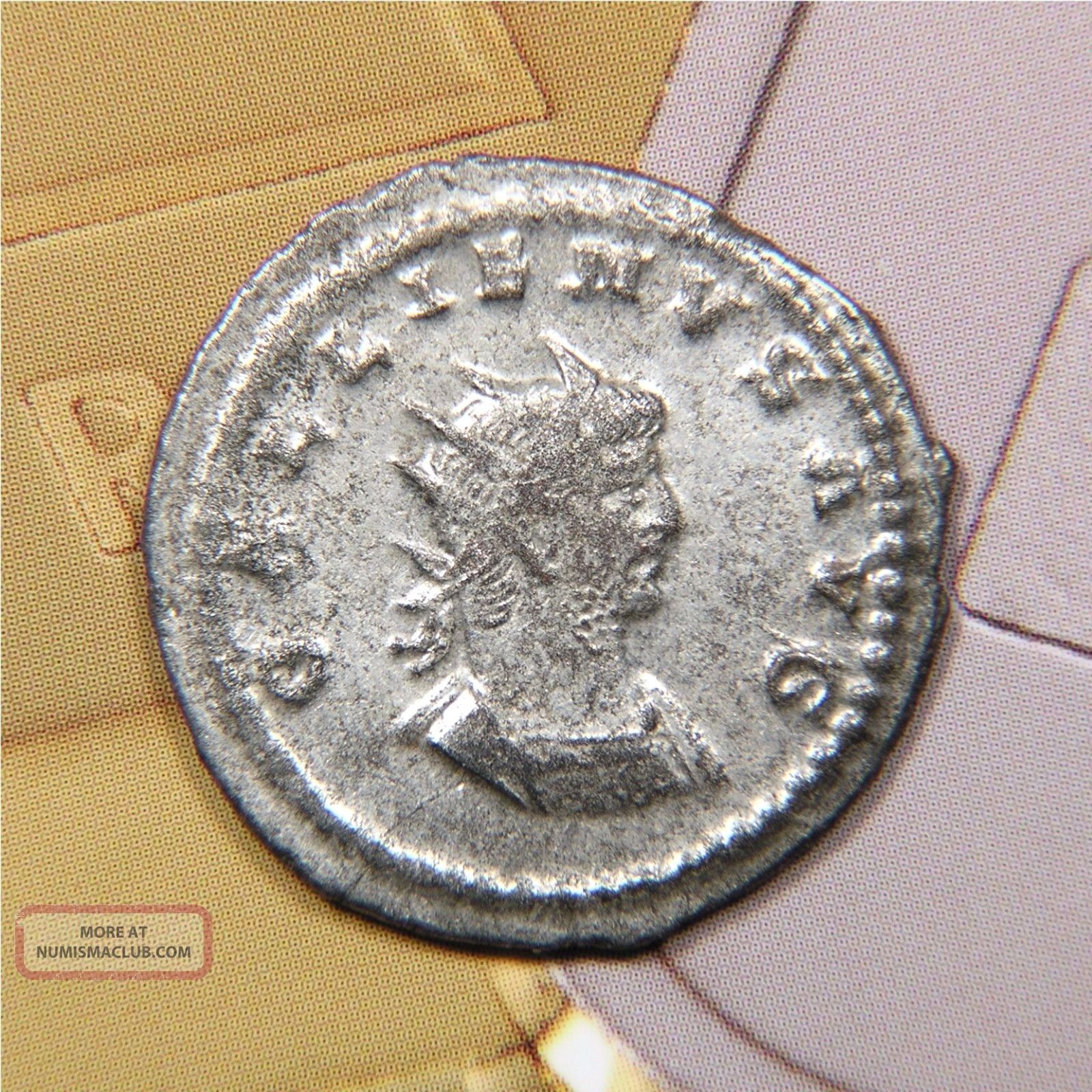 Rome, Gallienus, Ad 253 - 268, Silvered Double - Denarius, Genivs Avg ...