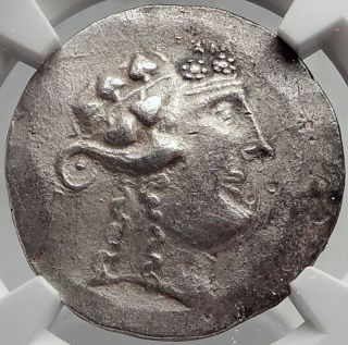 Celtic Celts Danube Silver Tetradrachm Greek Style Coin Like Thasos Ngc I61942 photo
