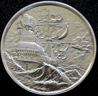 Elemetal 2 Oz Privateer Ultra High Relief Silver Round - 1st In Series photo
