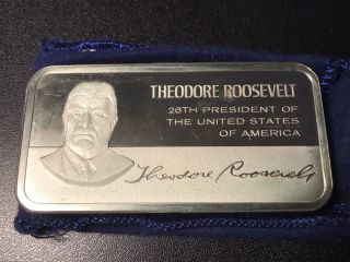 1974 Franklin Theodore Roosevelt - Silver Art Bar photo