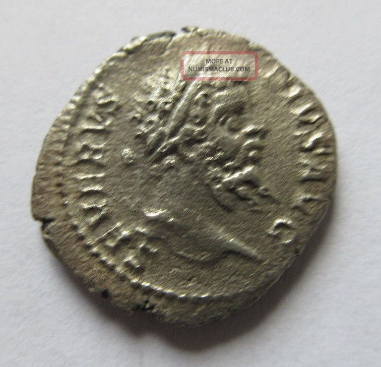 Denar Of Septimius Severus Rv. Moneta Standing Left