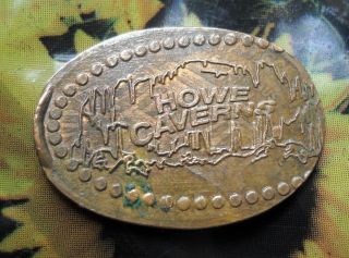 Howe Caverns Elongated Penny York Usa Cent 1842 Souvenir Coin photo