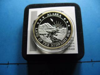 Grizzly Bear Paw Alaska Very Rare 999 Silver Gold Coin Case Only 1 Ebay photo