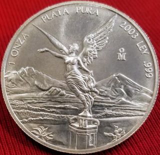 2003 Libertad Onza Mexico 1 Oz 999 Pure,  Hard To Find Year photo