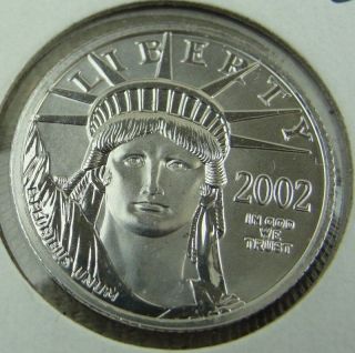 2002 $25 1/4 Oz.  American Platinum Eagle.  9995 photo