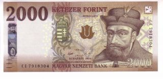 Hungary 2000 Forint (2016/2017) Issue Unc photo