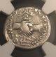 Nerva Clasped Hands Eagle & Prow 97ad Ngc Vf Ancient Roman Silver Denarius 3.  11g Coins: Ancient photo 3
