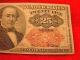 1874 25 Cents Fractional Currency 5th Issue Red Seal Note - - 18 Paper Money: US photo 2