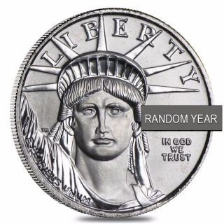 1/10 Oz $10 Platinum American Eagle (random Year) photo