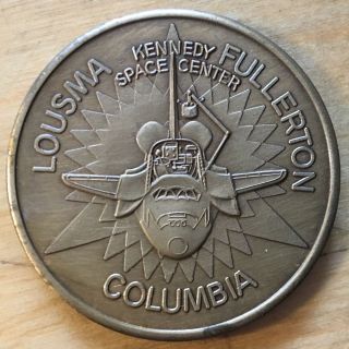 Columbia Space Shuttle Medal,  Sts - 3; Bronze (x120) photo