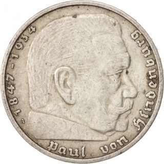 [ 410080] Germany,  Third Reich,  5 Reichsmark,  1937,  Berlin,  Ef (40 - 45),  Silver photo