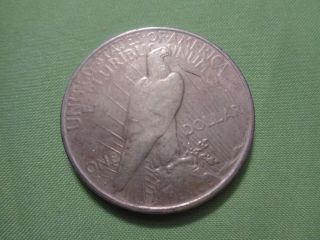 1922 - D Peace Silver Dollar - 90 Silver photo