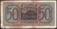 50 Reichsmark 1940 - 1945 Germany - R140,  Series: B8690340 - 