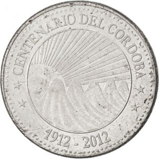 [ 88521] Nicaragua,  5 Cordobas,  2012,  Km 111,  Ef (40 - 45),  Nickel Plated Iron photo