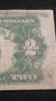 1928g $2 Dollar Bill Old Us Note Legal Tender Paper Money Currency Red Sl Y949 Small Size Notes photo 7