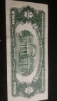 1928 - G $2 Two Dollar Red Seal Note Bill In Small Size Notes photo 1