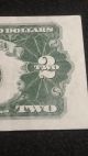 1928 - G $2 Two Dollar Red Seal Note Bill In Small Size Notes photo 7