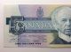 1986 Canada Five 5 Dollars Foj Series Bill Note Uncirculated Banknote B028 Canada photo 2
