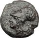 Syracuse Sicily 375bc Tyrant Dionysios Greek Coin Athena Hippocamp Horse I58435 Coins: Ancient photo 1