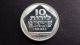 1975 Israel 10 Lirot Silver Coin Middle East photo 1