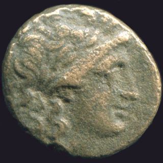 Greek Coin Antiochos Apollo Tripod Anchor Syria 4,  00 G / 16,  40 Mm Grk1436.  10 photo