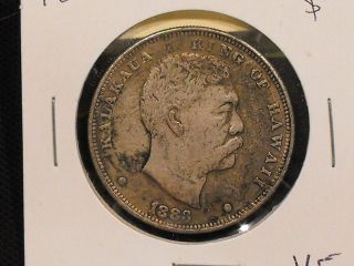 1883 Hawaii Dollar In Vf.  - Us. photo