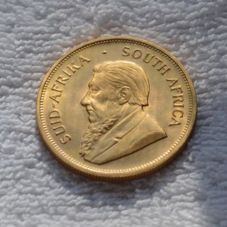 1976 Krugerrand 1 Oz.  South African Gold Coin Unc Fine Gold 1976 Troy Ounce Full photo