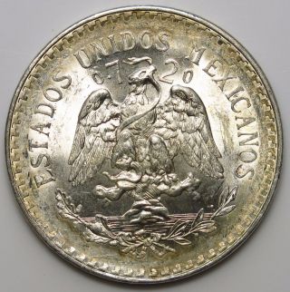 1944 Mexico Peso Silver Coin photo