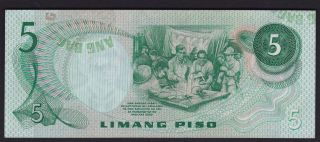 Philippines Error 5 Pesos Abl 