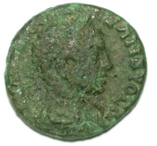 Roman Provincial Bronze Coin Alexander Severus Nicaea In Bithynia Ae18 photo