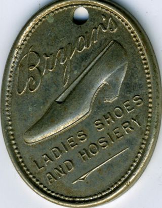 Vintage Charge Coin From Bryar ' S Ladies Shoes And Hosiery Ca 1940s Rare photo