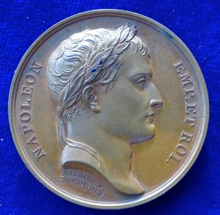 Napoleonic Bronze Medal 1806 Foundation Of The Confederation Of The Rhine. photo
